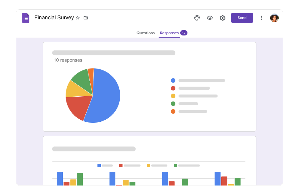 Survey responses summary